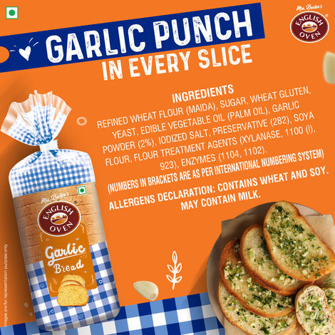 English Oven Garlic Bread