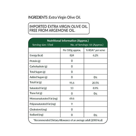 Del Monte Extra Virgin Olive Oil