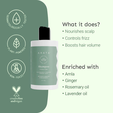 Arata Hydrating & Strengthening Shampoo