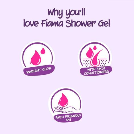 Fiama Shower Gel Blackcurrant & Bearberry Body Wash For Radiant Glowing & Hydrating Skin