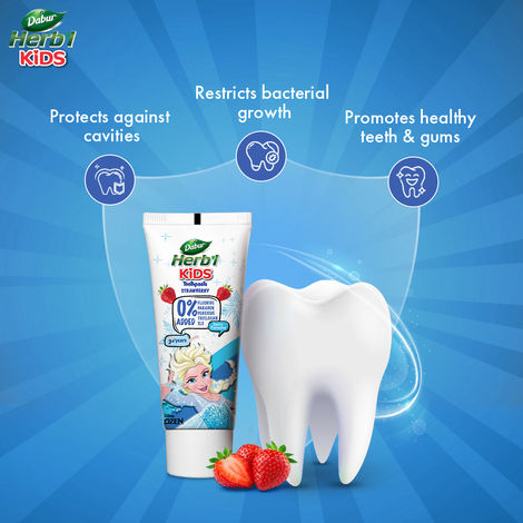 Dabur Herb'l Kids Toothpaste, Frozen (for 3+ years) (Strawberry flavour)