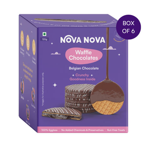 Nova Nova Waffle Chocolates- Belgian Chocolate