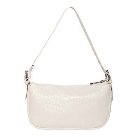 Lino Perros Women's Solid Hand Bag | White