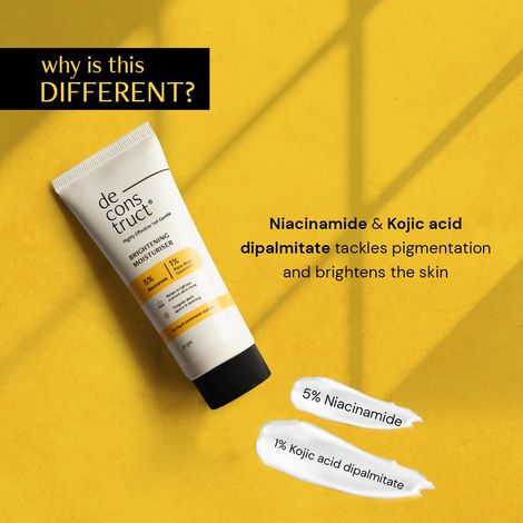 Deconstruct Brightening Moisturizer- 5% Niacinamide + 1% Kojic Acid + 5% Vitamin C