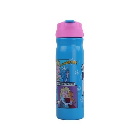 Disney Frozen Sleek Straw Sipper Water Bottle With Handle.-Hmyxsb 85321-Fz - 500ml