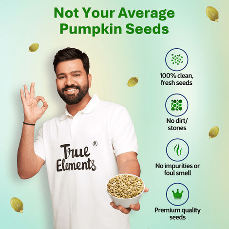 True Elements Raw Pumpkin Seeds - High Fibre & Protein