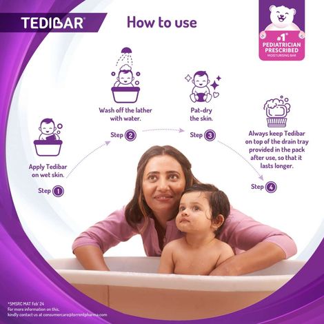Tedibar Bathing Bar For Babies Sensitive Skin Pack