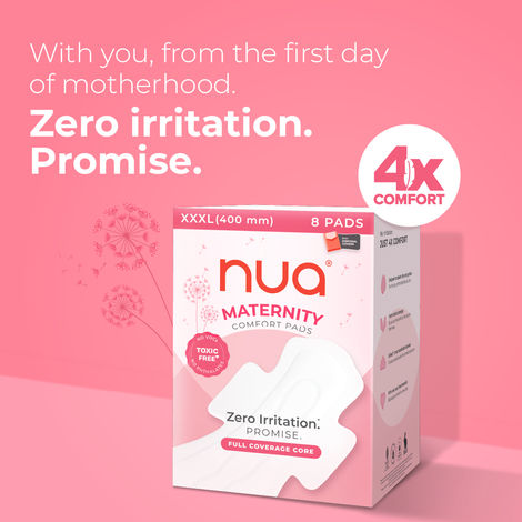 Nua Comfort Maternity Pads 400mm XXXL | For Postpartum Flow