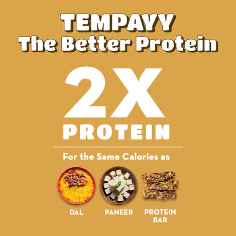 Hello Tempayy 40g Protein Masala Tempeh Cubes |Low Fat & High Fibre