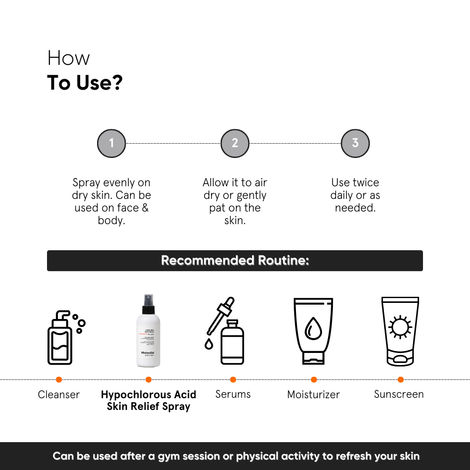 Minimalist Hocl Skin Relief Spray 150Ppm