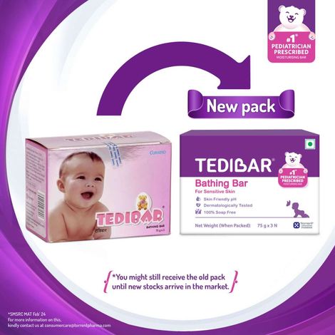 Tedibar Bathing Bar For Babies Sensitive Skin Pack