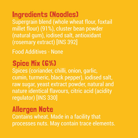 Slurrp Farm Millet Noodles - Classic Masala, No Maida and Not Fried