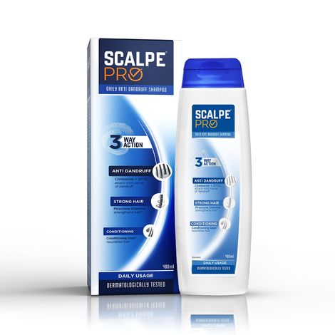 Scalpe Pro AntiDandruff Shampoo Removes Dandruff Strong Hair For Women & Men