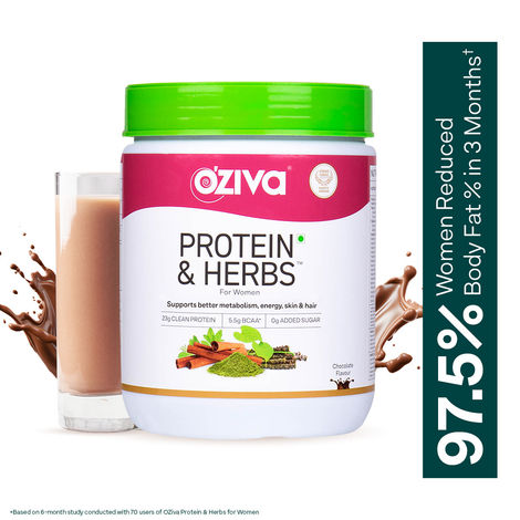 Oziva Protein & Herbs For Women - Chocolate Flavour
