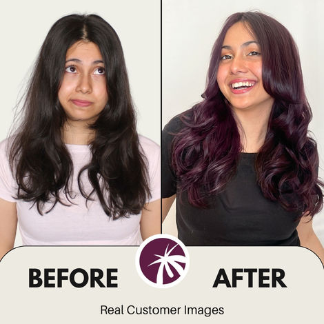 Paradyes Glossy Hair Tint Natural Hair Color - Velvet Burgundy