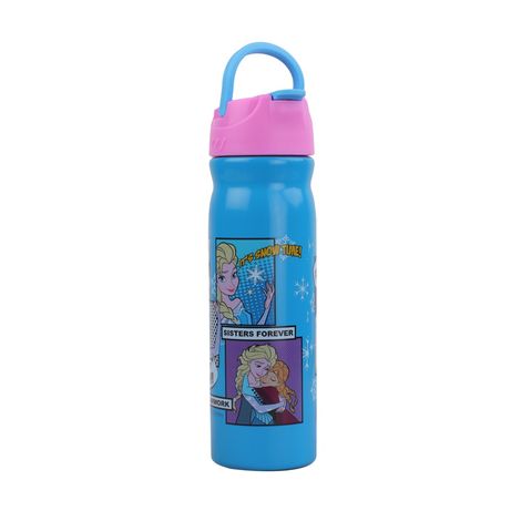 Disney Frozen Sleek Straw Sipper Water Bottle With Handle.-Hmyxsb 85321-Fz - 500ml