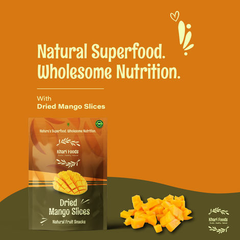 Khari Foods Premium Mango Dried Fruit | On the go Snack
