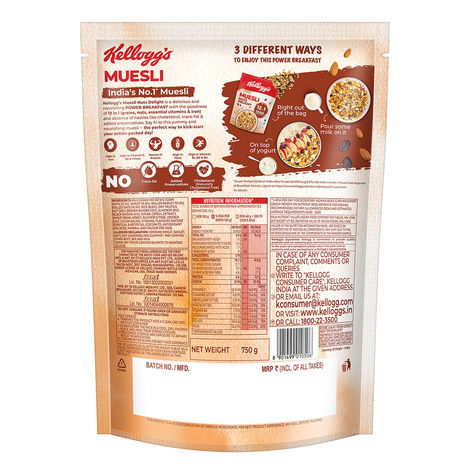 Kellogg's Muesli Nuts Delight 12-in-1 Power Breakfast