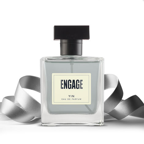 Engage Yin Perfume for Men, Spicy & Woody Fragrance, Free Tester with pack