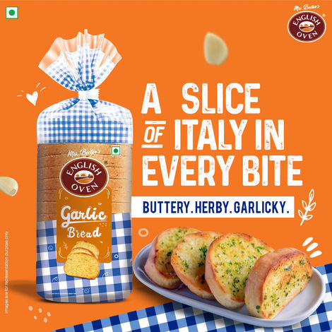 English Oven Garlic Bread