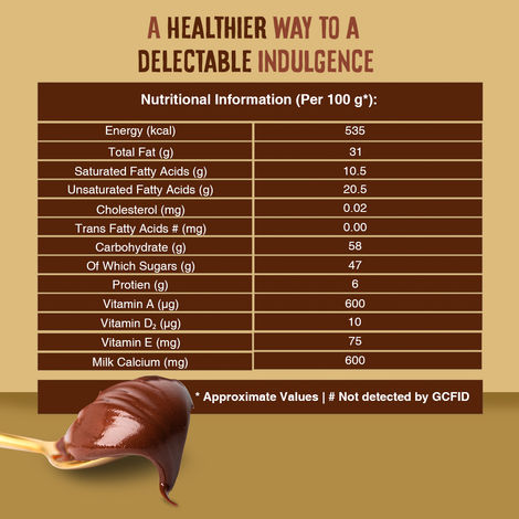 Nutralite Choco Spread Enriched With Milk Calcium Premium Chocolate and Real Hazelnuts - 275 g
