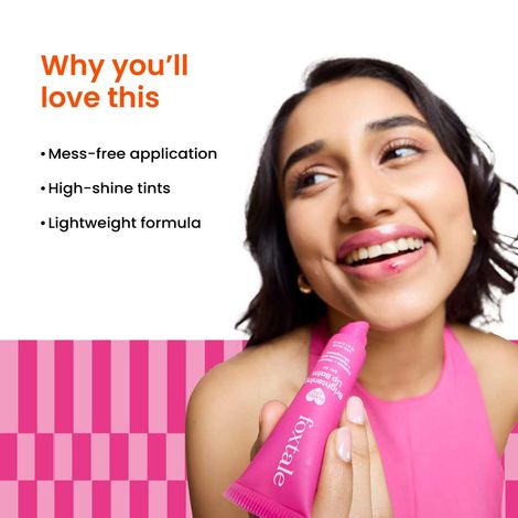 Foxtale SPF 30 Brightening Lip Balm with Peptitdes (Pink)