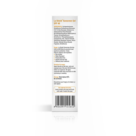 La Shield SPF 40+ & PA+++ Anti Acne Sunscreen Gel