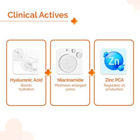 The Derma Co 1% Hyaluronic Sunscreen Oil-Free Gel With Spf 50 Pa++++ For Oily & Acne-Prone Skin