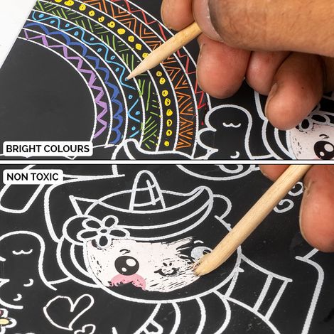 Ratna's Unicorn Scratch Art | Assorted