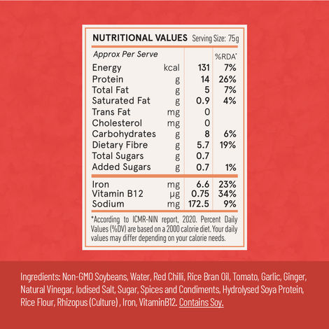 Hello Tempayy 14g Protein Tempeh Crumbles | Szechuan - Heat & Add | Soy Tempeh
