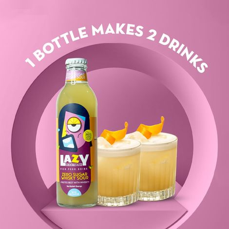 Lazy Cocktails Zero Sugar Whisky Sour