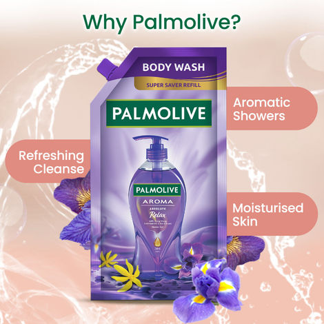 Palmolive Iris & Ylang Ylang Essential Oil Aroma Absolute Relax Body Wash Refill Pack