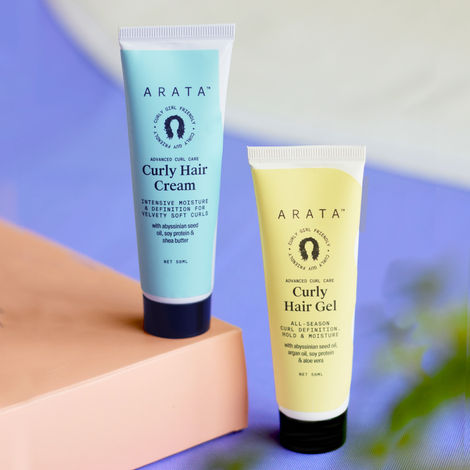 Arata Curl Cream & Gel Styling Mini Combo