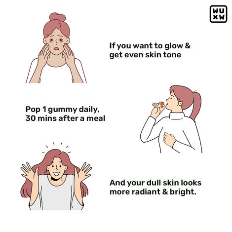 What's Up Glutathione-Glow Gummies 15 Days Pack