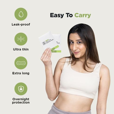 Pee Safe Ultra Thin Rash Free Sanitary Pads (14 XL/16 XXL) | Assorted pack | 30 pcs