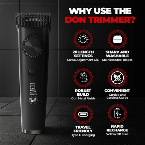 Beardo Don Cordless Powerful Beard Trimmer