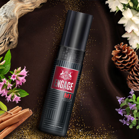 Engage M1 Perfume for Men, Citrus & Woody Fragrance Scent, Skin Friendly