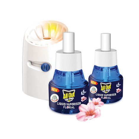 All Out Ultra Power + Slider Floral Mosquito Repellent Combo