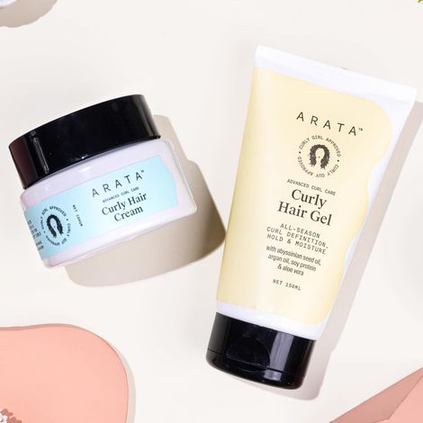 Arata Curl Cream & Gel Styling Combo