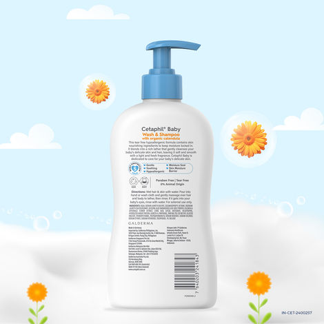 Cetaphil Baby Wash & Shampoo With Organic Calendula