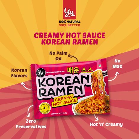 Yu Creamy Hot Sauce - Korean Ramen Noodles