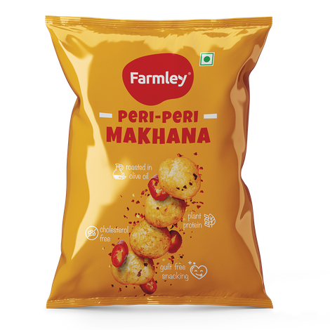 Farmley Peri Peri Makhana, Roasted In Olive Oil