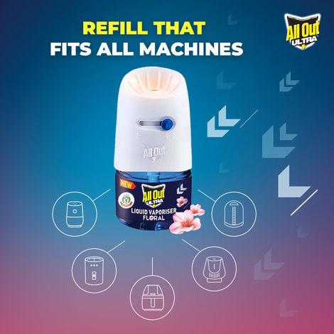 All Out Ultra Power + Slider Floral Mosquito Repellent