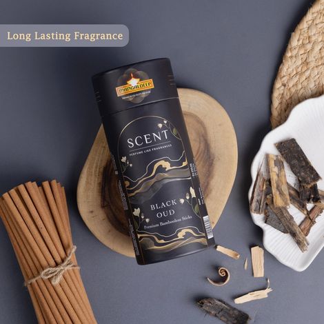 Mangaldeep Scent Premium Bambooless Dhoop Sticks - With Black Oudh Fragrance