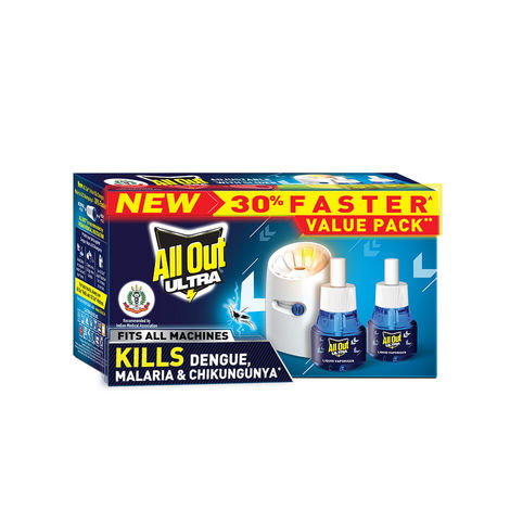 All Out Ultra Power + Slider Mosquito Repellent ( Machine + Refills )