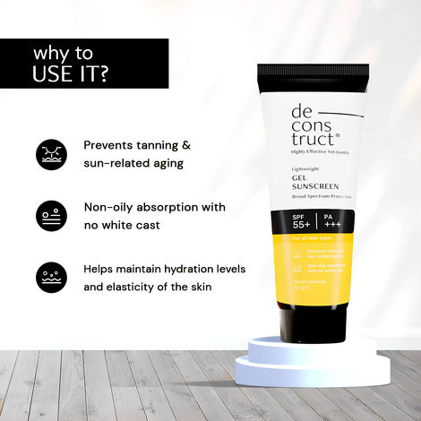 Deconstruct Lightweight Gel Sunscreen - SPF 55+ - PA+++