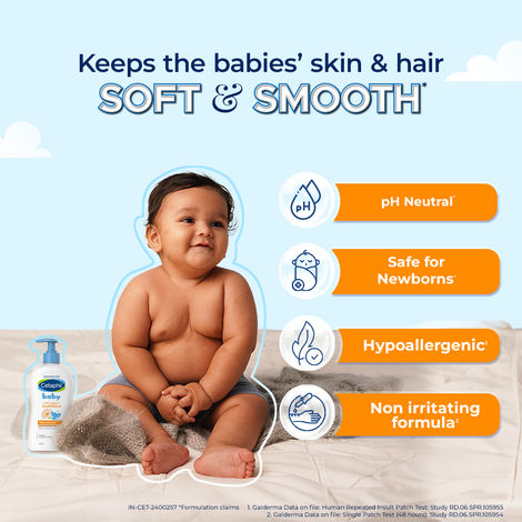 Cetaphil Baby Wash & Shampoo With Organic Calendula
