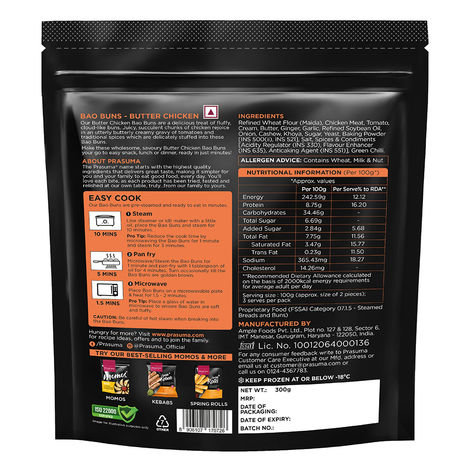 Prasuma Butter Chicken Baos