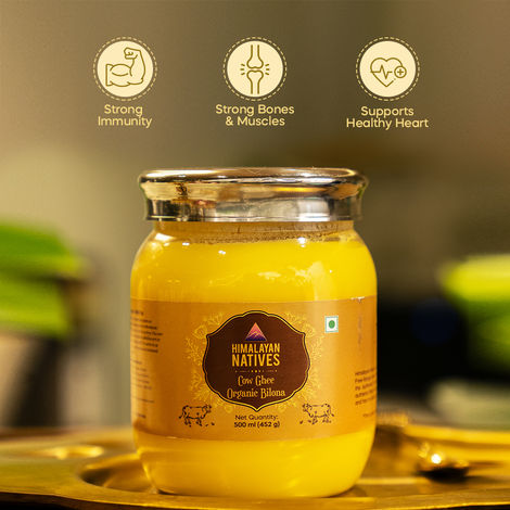 Himalayan Natives Organic Bilona Cow Ghee Jar