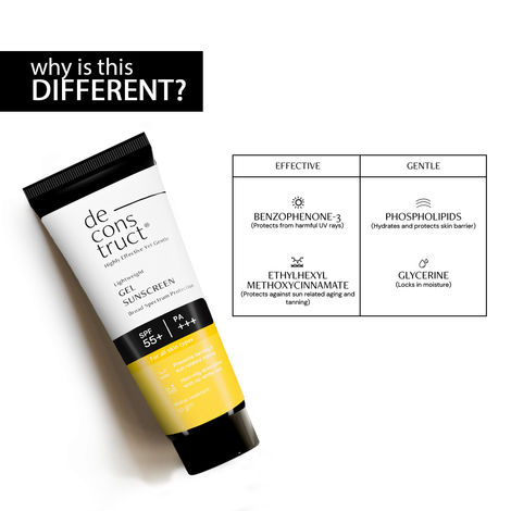Deconstruct Lightweight Gel Sunscreen - SPF 55+ - PA+++